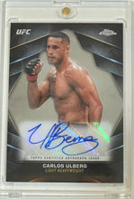 Load image into Gallery viewer, 2024 Topps Chrome UFC Carlos Ulberg Auto Autograph #CVA-Cul
