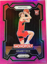 Load image into Gallery viewer, Gradey Dick [Pink] #84 2023 Panini Prizm Monopoly 002/149
