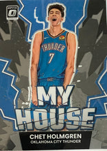 Load image into Gallery viewer, Chet Holmgren #8 2022 Panini Donruss Optic My House

