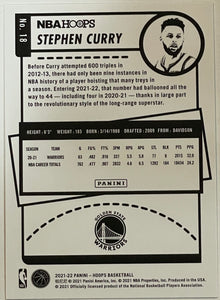 Stephen Curry #18 2021 Panini Hoops