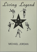 Load image into Gallery viewer, 1990 Living Legend Michael Jordan Dribbling Promo Card Bulls
