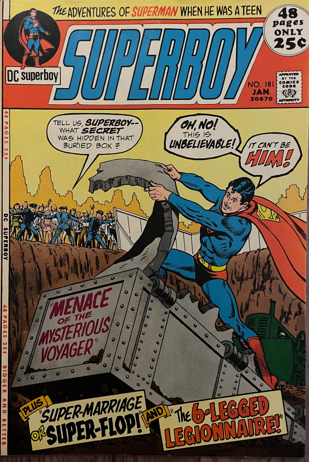 Superboy #181 FN- (1972)