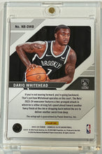 Load image into Gallery viewer, 2023-24 Donruss Elite Dariq Whitehead New Breed Red Rookie Auto RC #22/49 Nets
