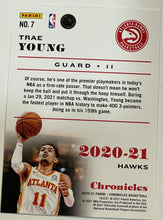 Load image into Gallery viewer, Trae Young #7 2020 Panini Chronicles
