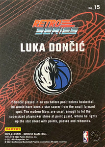 Luka Doncic #15 2023 Panini Donruss Retro Series