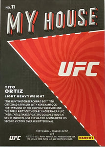 Tito Ortiz #11 2022 Panini Donruss Optic UFC My House