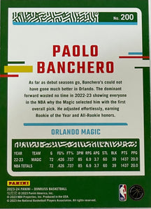 Paolo Banchero [Teal Explosion] #76 2023 Panini Hoops