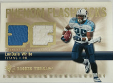 Load image into Gallery viewer, 2007 SP Rookie Threads LenDale White #PHF-WH Phenom Flashbacks Memorabilia Card
