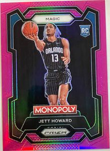 Jett Howard [Pink] #65 2023 Panini Prizm Monopoly 012/149