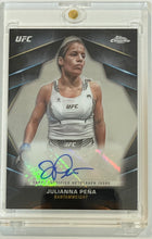 Load image into Gallery viewer, 2024 Topps Chrome UFC Julianna Pena Auto Autograph #CVA-JPE
