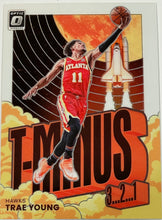 Load image into Gallery viewer, Trae Young #13 2021 Panini Donruss Optic T Minus 3 2 1

