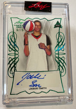 Load image into Gallery viewer, 2021-22 Leaf Trinity Jabari Smith ARC Green Autograph Rookie Auto RC #6/75
