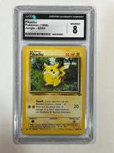 Load image into Gallery viewer, 1999 Pokemon Jungle #60/64 Pikachu CGC 8 NM-MT
