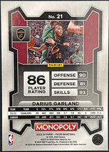 Load image into Gallery viewer, Darius Garland #21 2023 Panini Prizm Monopoly
