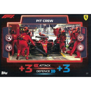 2023 - Turbo Attax - Trading Card - Ferrari - Pit Crew - Card 22