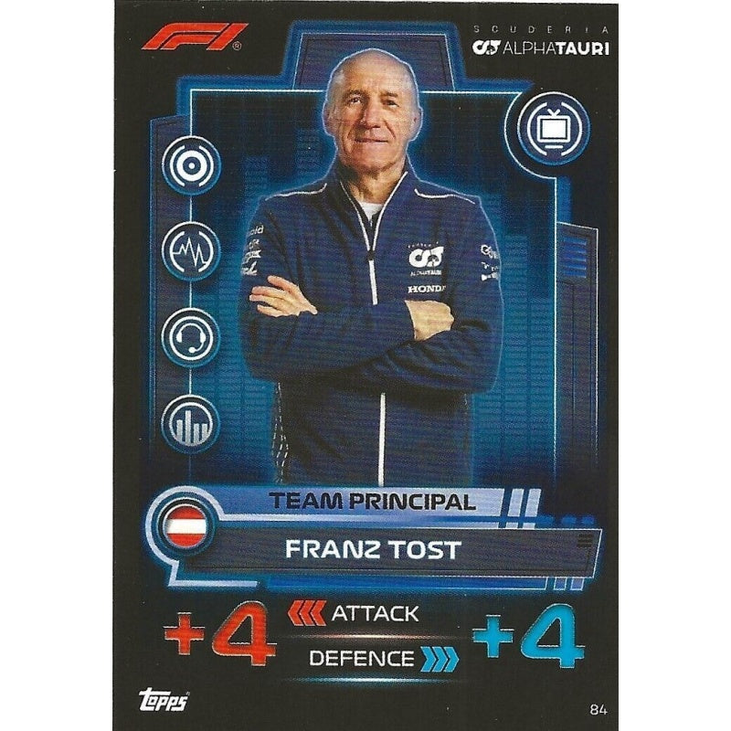 2023 - Turbo Attax - Trading Card - Franz Tost - Team Principal - Card 84