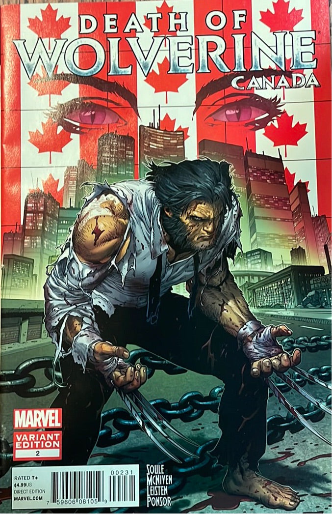 Death of Wolverine #2 (Canada variant) 2014