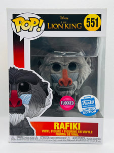 Rafiki 551 The Lion King Flocked Funko Shop Exclusive Funko Pop