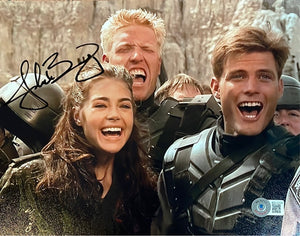 Ace Levy - Starship Troopers 8x10 photo signed by Jake Busey  (Becket Authenticity)