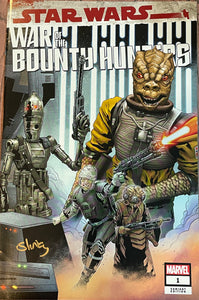 Star Wars : War of the Bounty Hunters #1 signed by Will Sliney