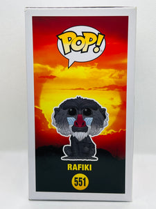 Rafiki 551 The Lion King Flocked Funko Shop Exclusive Funko Pop