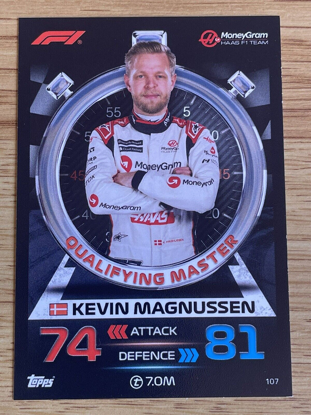 2023 - Turbo Attax - Trading Card - Kevin Magnussen - Qualifying Master - Card 107