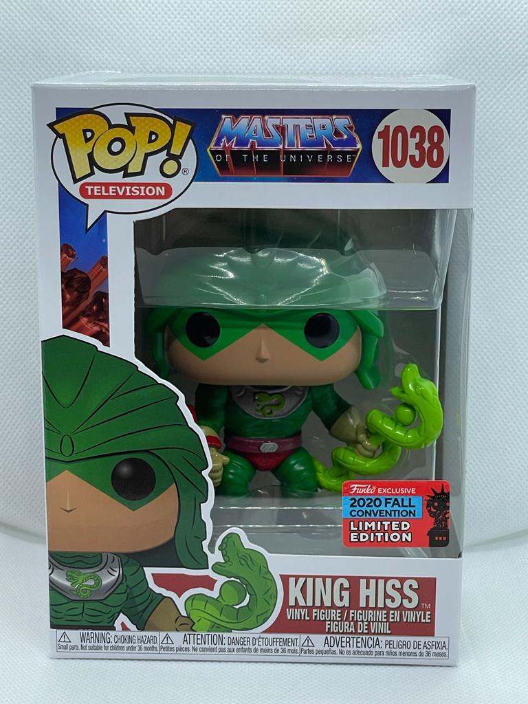 King Hiss 1038 Masters of the Universe 2020 Fall Convention Limited Edition Funko Pop