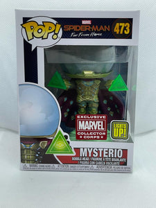 Mysterio 473 Spider man Far From Home Light Up Marvel Collector Corps Exclusive Funko Pop