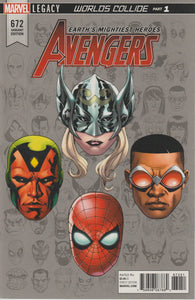 Avengers 672 (Headshot variant)