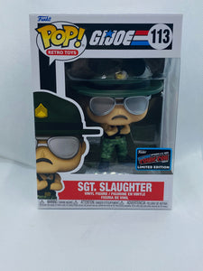 Sgt. Slaughter 113 G.I. Joe New York Comic Con 2022 Exclusive Funko Pop