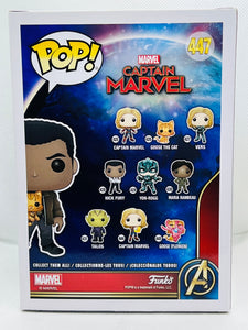 Nick Fury with Goose the Cat 447 Captain Marvel Funko - Marvel Collectors Corp exclusive