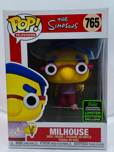 Milhouse 765 The Simpsons (2020 Spring convention Limited Edition Exclusive) Funko Pop