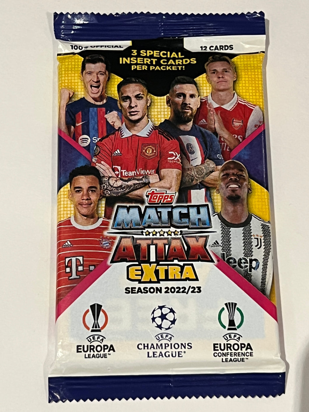 Match Attax Extra 2022 - 2023 season Trading Card pack (12 cards per pack)