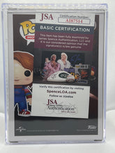 Load image into Gallery viewer, Good Guy Chucky 829 Child&#39;s Play 2 Funko Pop signed by Ed Gale the actor who played Chucky
