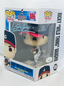 Ricky "Wild Thing" Vaughan 886 Major League Funko Pop signed by Charlie Sheen