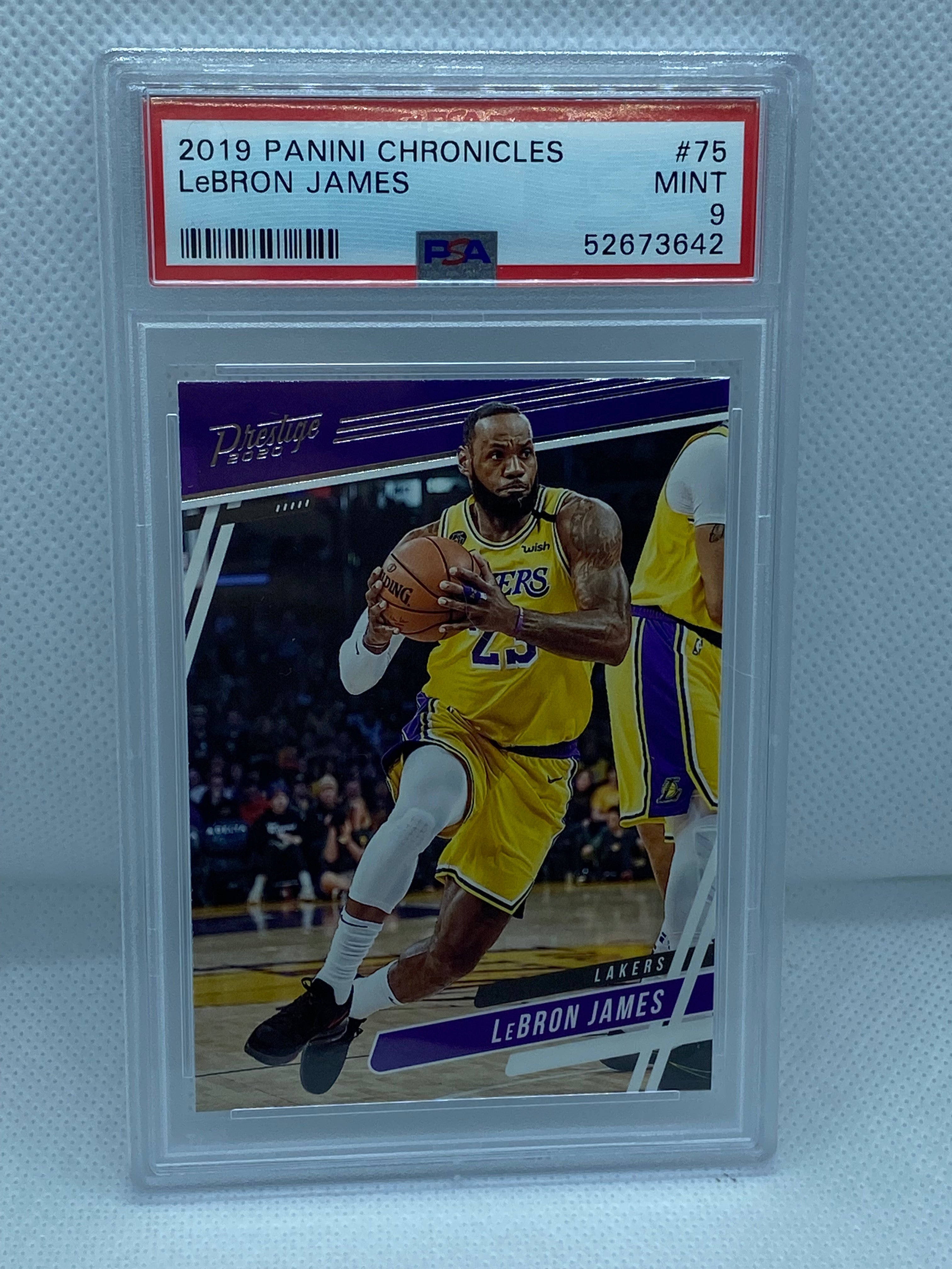 LeBron James 2019-20 Panini Chronicles Prestige #75 Los Angeles Lakers