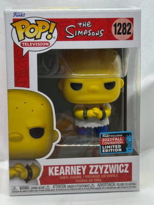 Kearney Zzyzwicz 1282 The Simpsons 2022 Fall Convention Limited Edition Funko Pop