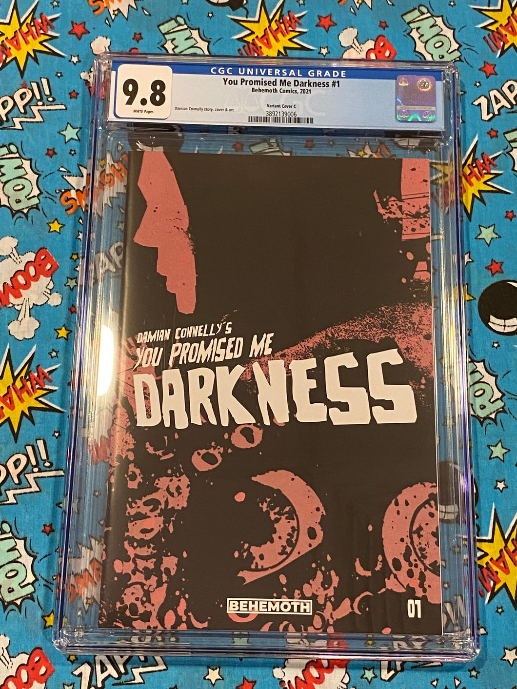 CGC 9.8 - You Promised Me Darkness #1 - Variant C - Damian Connelly Story & Art