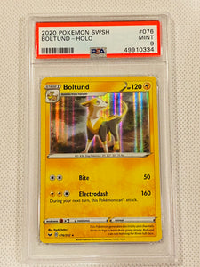 2020 Pokemon Sword & Shield Boltund Holo PSA 9 Mint #76