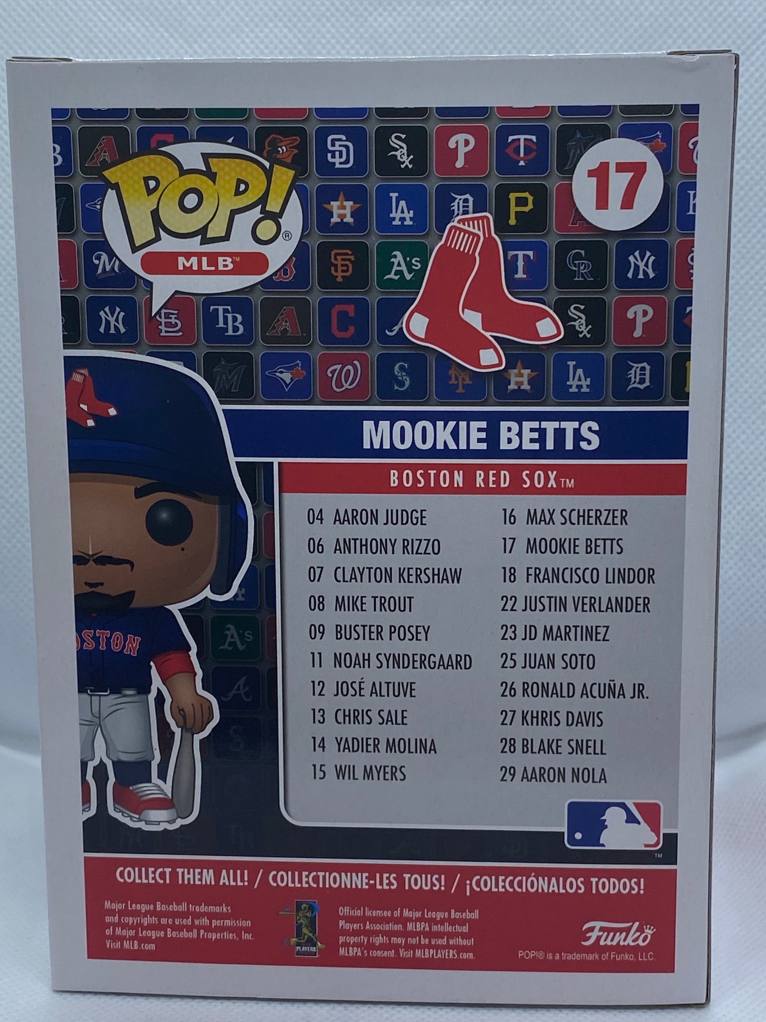 Mookie Betts Boston Red Sox Funko Pop Fanatics Exclusive New