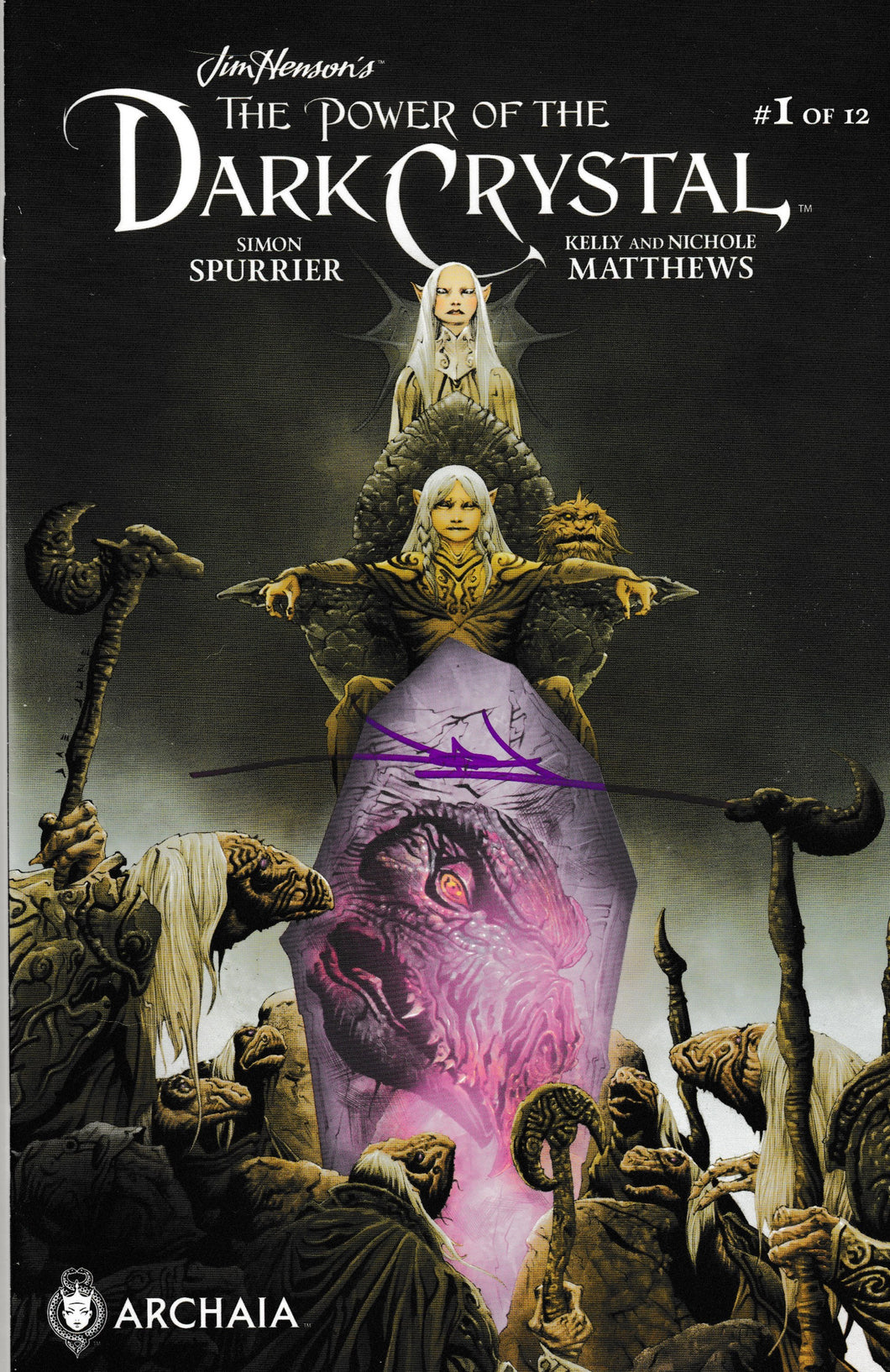 Jim Henson's : The Power of the Dark Crystal #1 signed by Jae Lee