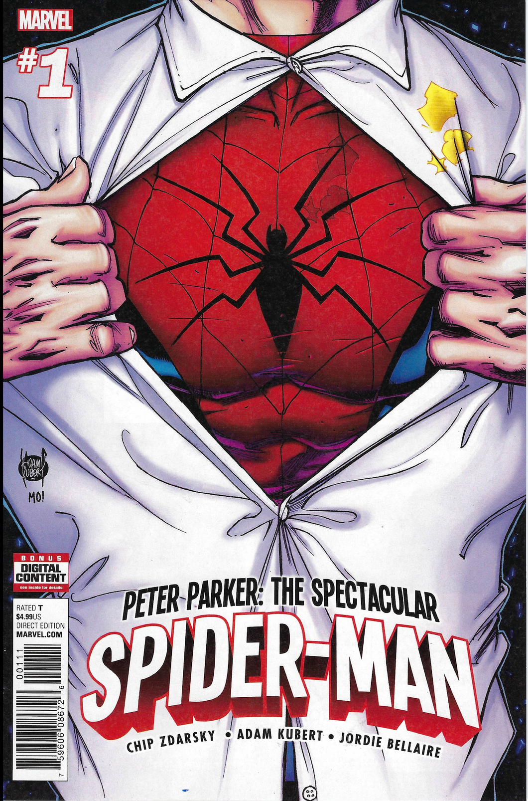 Peter Parker : The Spectacular Spider-Man #1 (Adam Kubert cover)