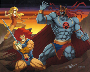 Thundercats 8x10 Art Print Signed by artist Steven Wayne(no. 249 of 1000)