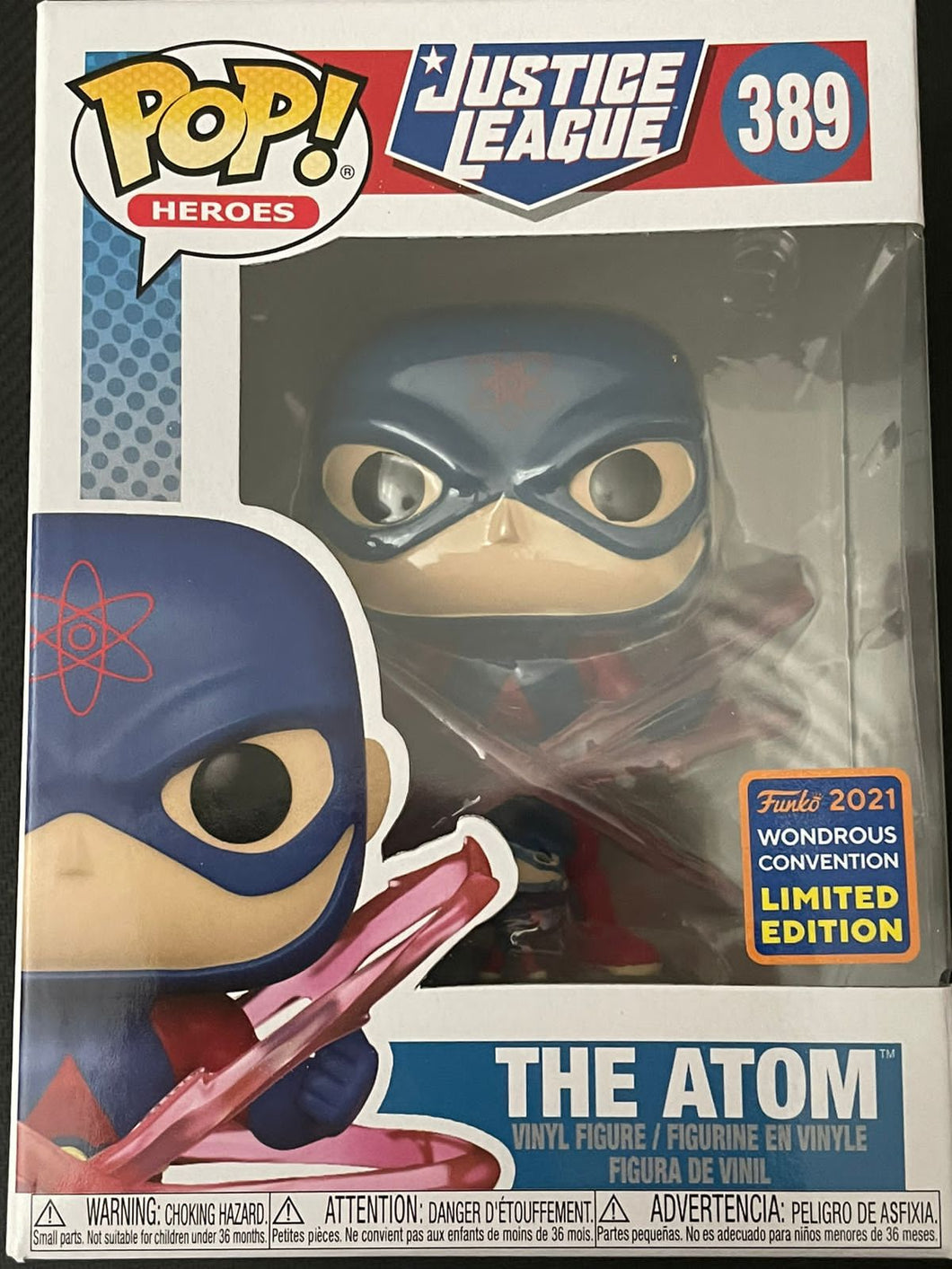 The Atom 389 Justice League Wondrous Convention 2021 Limited Edition Exclusive