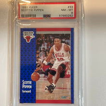 Load image into Gallery viewer, PSA Grade 8 Basketball Card -Scottie Pippen #33
