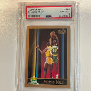 PSA Grade 8 Basketball Card- Hawn Kemp #268