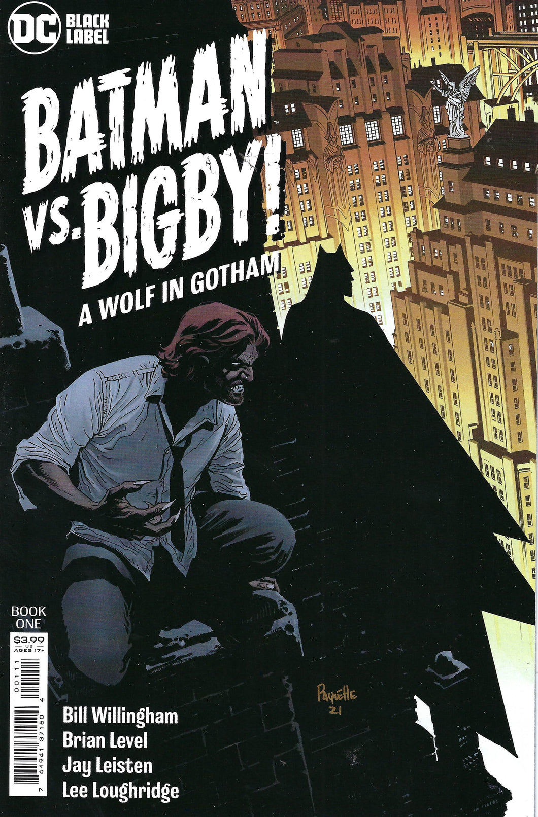 Batman vs Bigby A Wolf In Gotham #1 Regular Yanick Paquette Cover