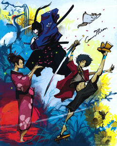 Samurai Champloo Limited Edition 8x10  Fan Art Print signed by Artist Cameron Nissen (968/2200)