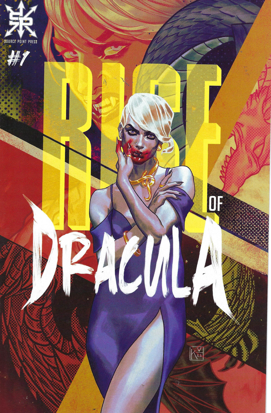 Rise Of Dracula #1 & #2  (2 comic set) Keyla Valerio Covers